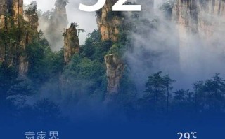 张家界旅游景点天气怎么样？