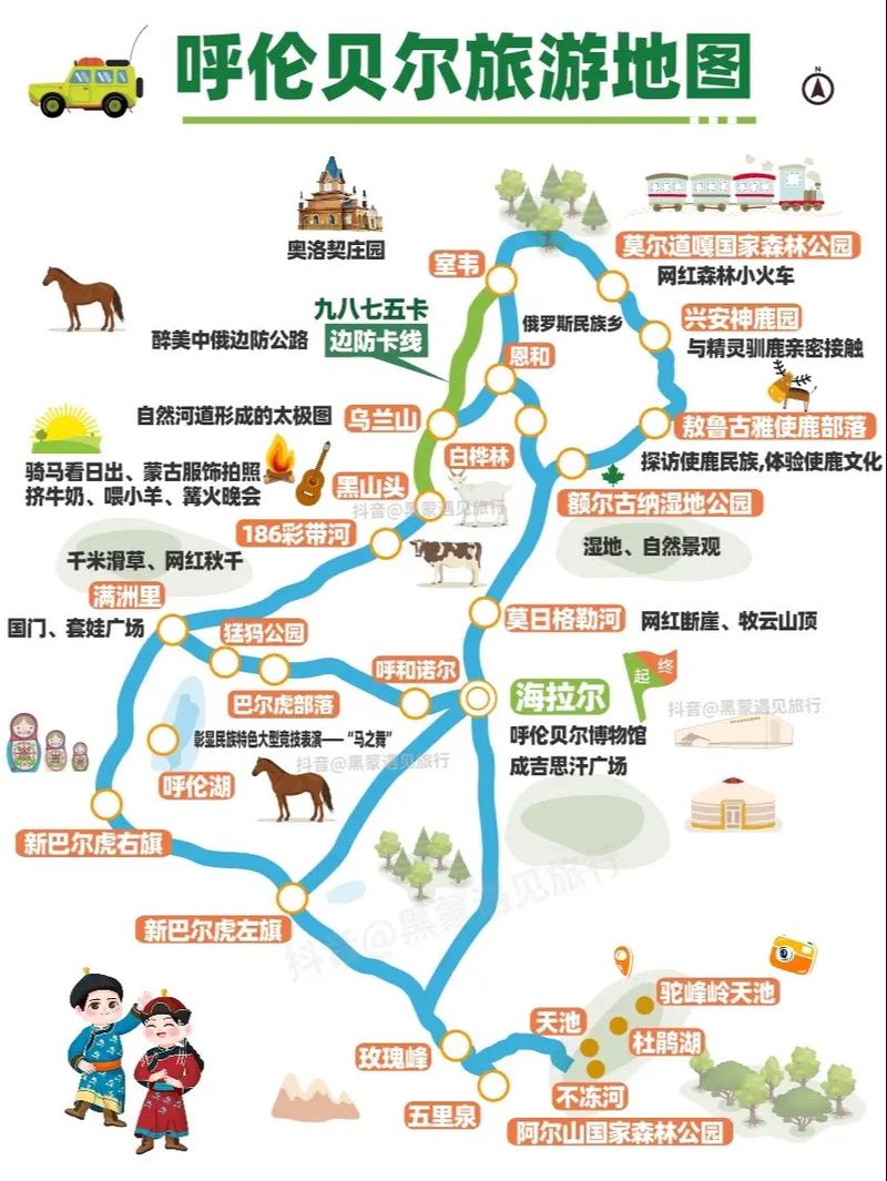 呼伦贝尔大草原自驾路线怎么选？-第2张图片-星月文旅