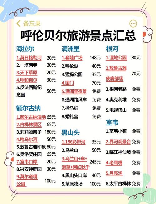 呼伦贝尔必玩景点有哪些？-第2张图片-星月文旅