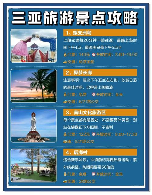 三亚有哪些必游景点和值得住的酒店？-第2张图片-星月文旅