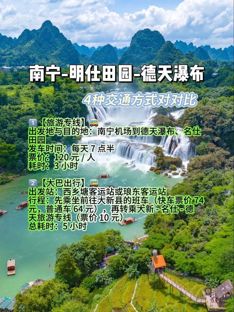 南宁到德天瀑布自驾怎么走？-第1张图片-星月文旅