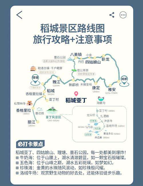 重庆到稻城亚丁自驾游攻略-第3张图片-星月文旅