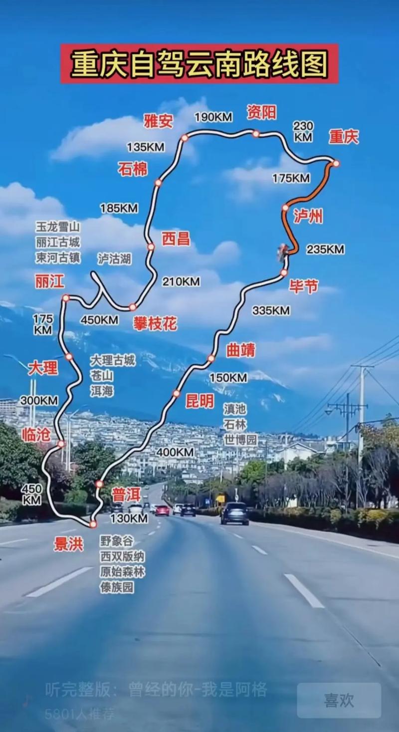 重庆自驾云南攻略,路线怎么走?-第1张图片-星月文旅 重庆自驾云南攻略,路线怎么走?-第1张图片-星月文旅