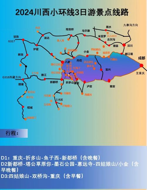 重庆到九寨沟自驾路书怎么规划？-第3张图片-星月文旅