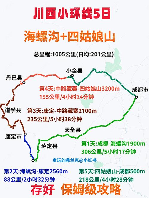 成都到海螺沟自驾路线怎么走最顺?-第1张图片-星月文旅 成都到海螺沟自驾路线怎么走最顺?-第1张图片-星月文旅