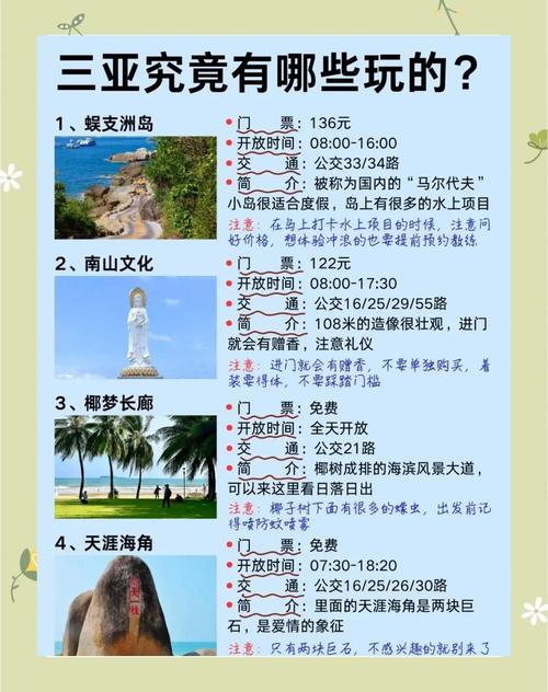 三亚必去景点有哪些？-第2张图片-星月文旅