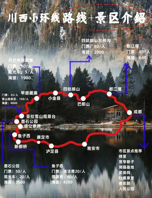 成都出发4日自驾游路线怎么规划?-第2张图片-星月文旅 成都出发4日自驾游路线怎么规划?-第2张图片-星月文旅