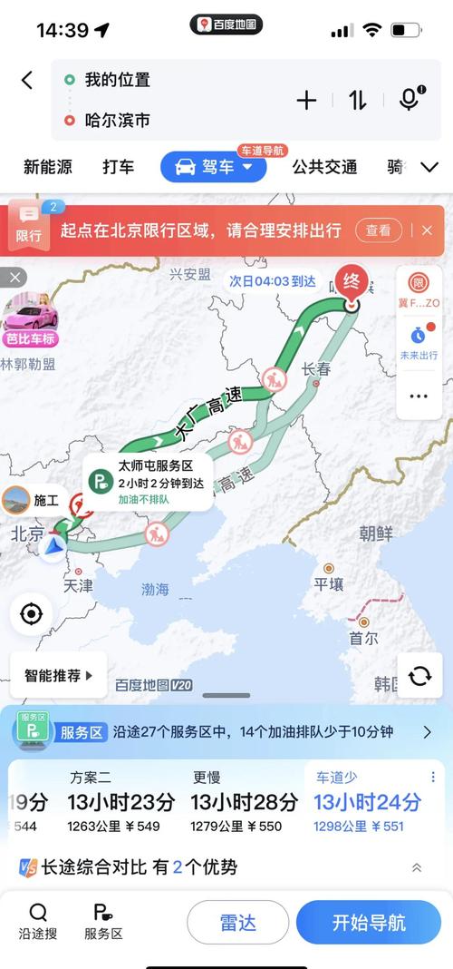 哈尔滨到北京自驾游路线怎么走？-第1张图片-星月文旅
