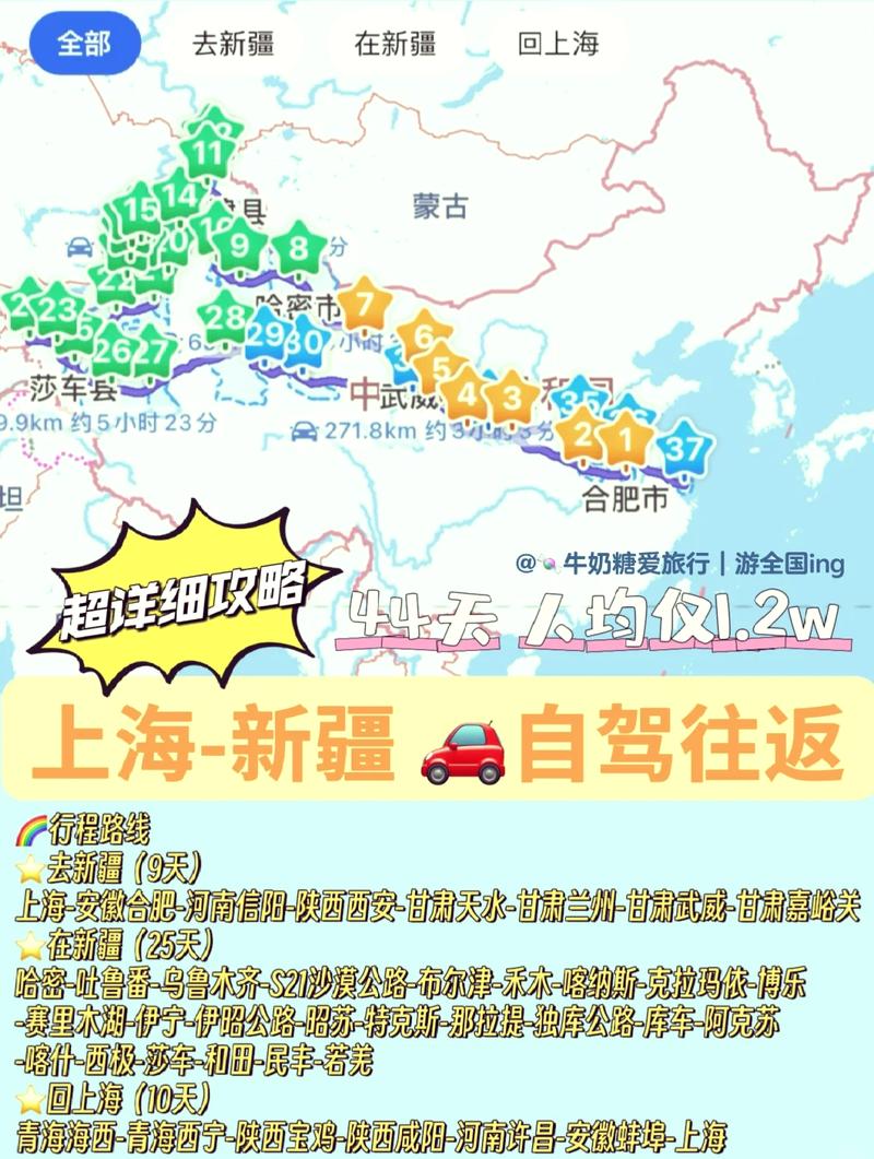 上海到乌鲁木齐自驾游可行吗？路线怎么规划？-第1张图片-星月文旅