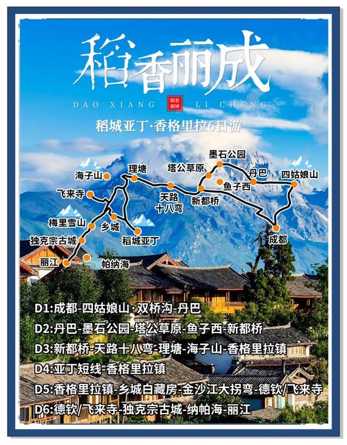 丽江稻城自驾怎么走？-第1张图片-星月文旅