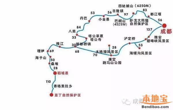 重庆到亚丁稻城旅游攻略-第2张图片-星月文旅
