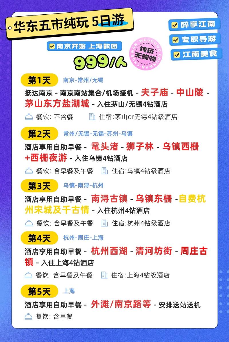 成都到华东五市旅游怎么安排更合理？-第1张图片-星月文旅