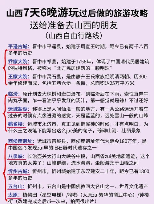 山西自驾游景点怎么选？攻略有哪些必备信息？-第3张图片-星月文旅