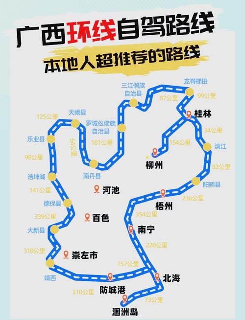 广西自驾游四天线路图怎么规划？-第1张图片-星月文旅