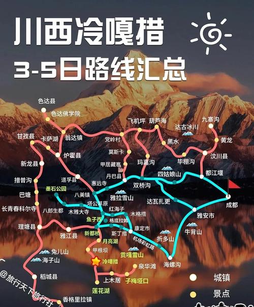 四川两日游自驾路线怎么选？-第1张图片-星月文旅