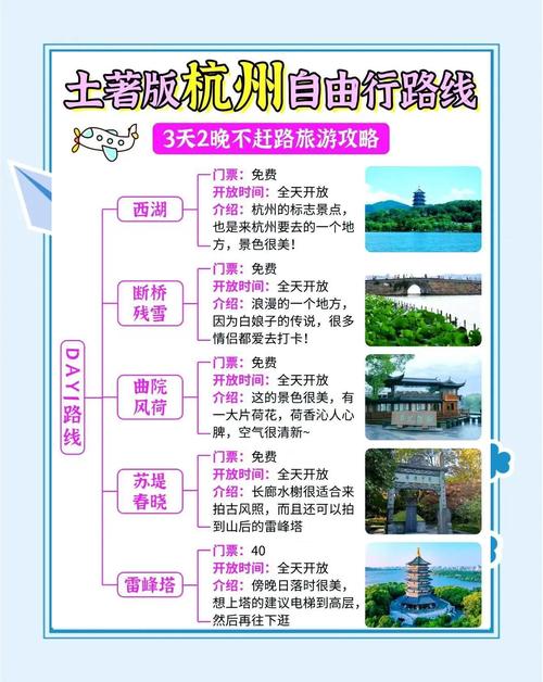 杭州三天自由行，精华路线怎么安排？-第1张图片-星月文旅