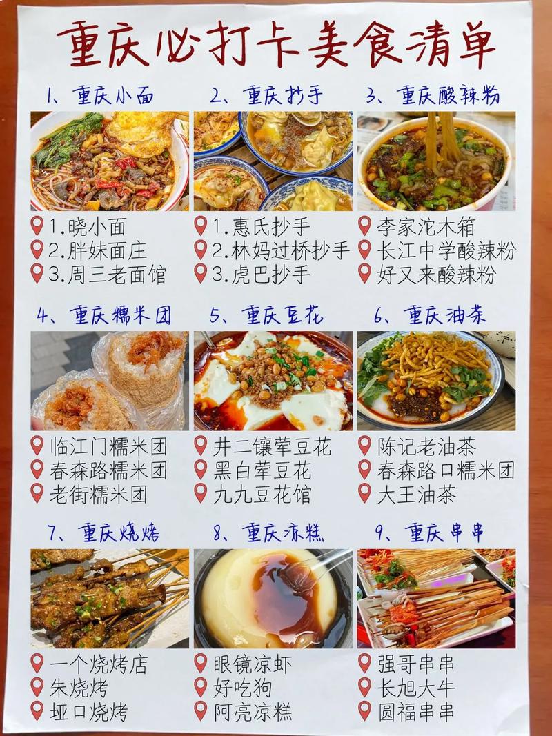 重庆旅游美食怎么选？-第2张图片-星月文旅