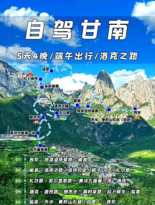西安甘南自驾游路线怎么规划？-第2张图片-星月文旅